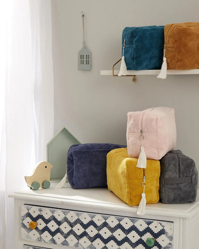 Trousse de toilette bambou vert de gris - Mix & Match - BB&CO TDTB09 3662159037015