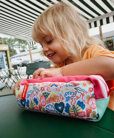 Trousse Scolaire Happiness - HELLO HOSSY TRO-P-008-TU 3760407013672
