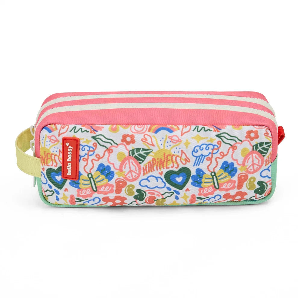 Trousse Scolaire Happiness - HELLO HOSSY TRO-P-008-TU 3760407013672