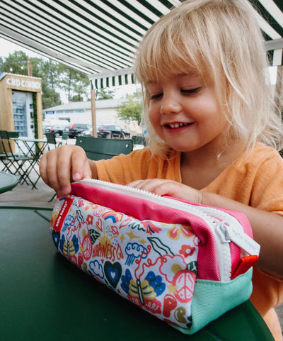 Trousse Scolaire Happiness - HELLO HOSSY TRO-P-008-TU 3760407013672