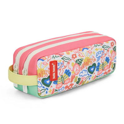 Trousse Scolaire Happiness - HELLO HOSSY TRO-P-008-TU 3760407013672