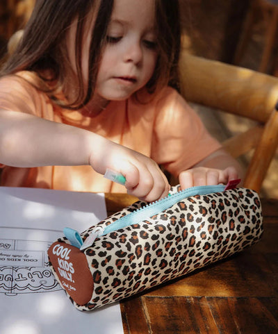 Trousse Scolaire Léopard - HELLO HOSSY TRO-P-004-TU 3760407010763