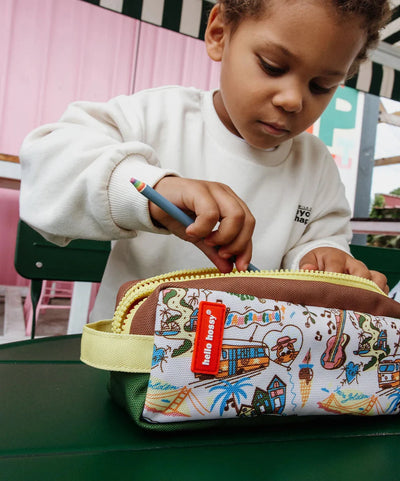 Trousse Scolaire San Francisco - HELLO HOSSY TRO-P-010-TU 3760407013658