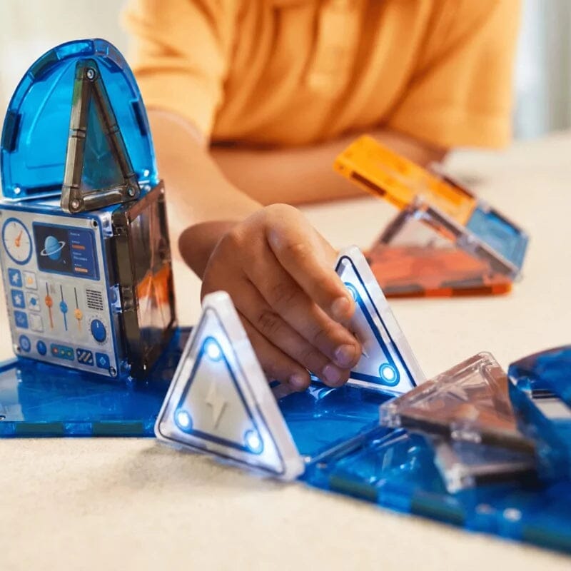 Tuiles magnétiques Space Mission Pack 47 pièces – Cleverclixx