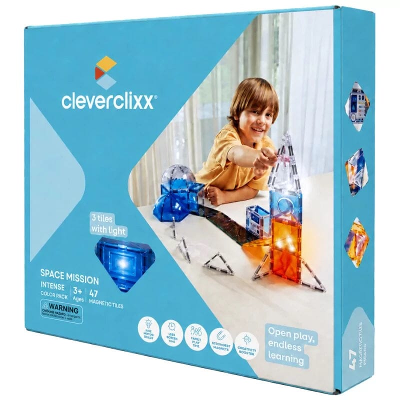 Boîte du Space Mission Pack Cleverclixx 47 pièces