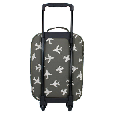 Valise à roulettes enfant avions kaki - Kidzroom KR3987 8712645301184