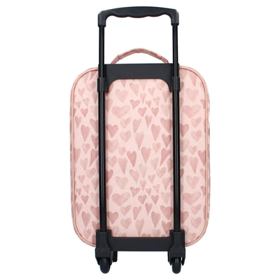Valise à roulettes enfant couer rose - Kidzroom KR3988 8712645301191