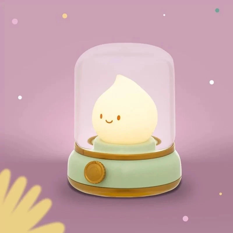 Veilleuse Flame/ verte - mushie 66.001.37 