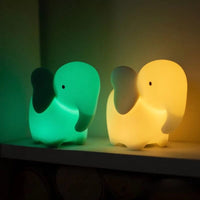 Veilleuse Éléphant Mary’s en lumière verte et jaune