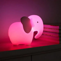 Veilleuse Éléphant Mary’s en lumière rose