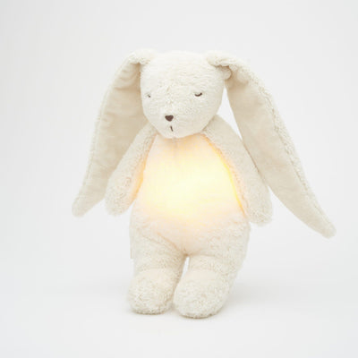 Veilleuse musicale lapin natur bio blanc polaire - Moonie MOLNAT-BP 5903943986293