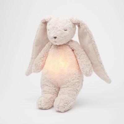 Veilleuse musicale lapin natur bio rose - Moonie MOLNAT-RO 5903943986309