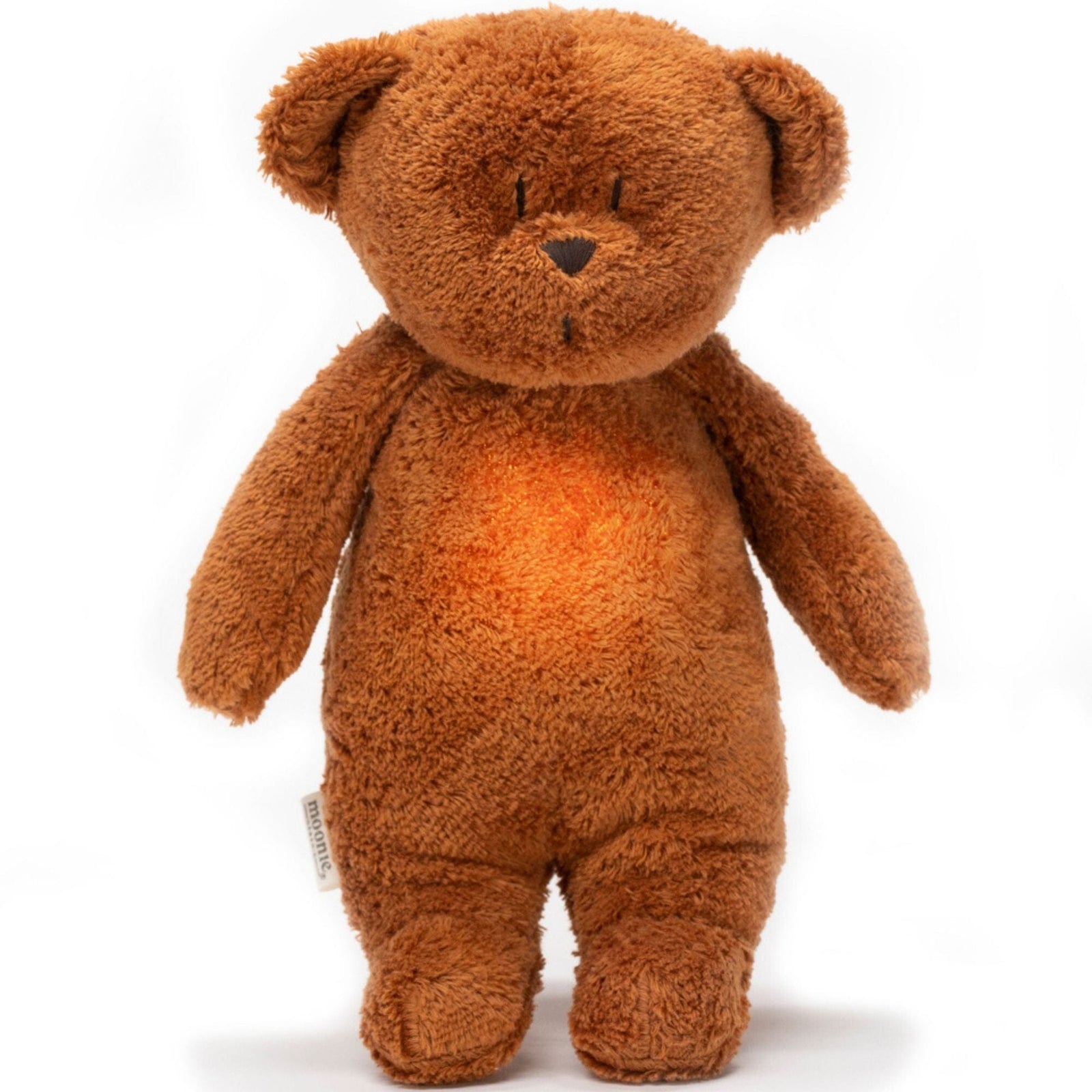 Veilleuse musicale ourson caramel - Moonie 