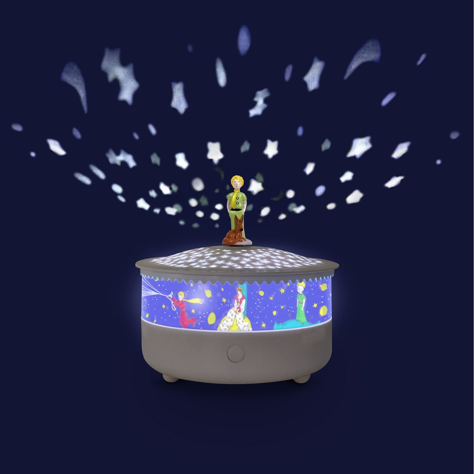 Veilleuse projecteur d’étoiles Le Petit Prince de Trousselier – vue 2