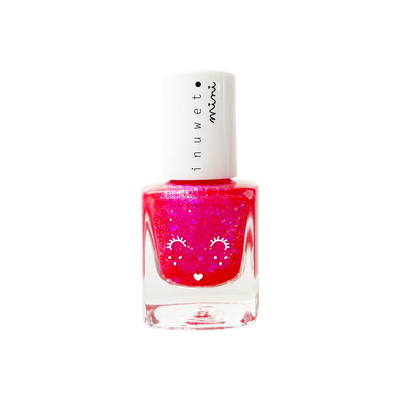 Vernis à l'eau pour enfants fuchsia fraise - inuwet