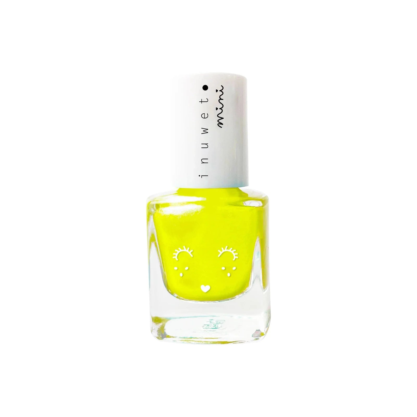 Vernis à l'eau pour enfants néon jaune Ananas - inuwet 
