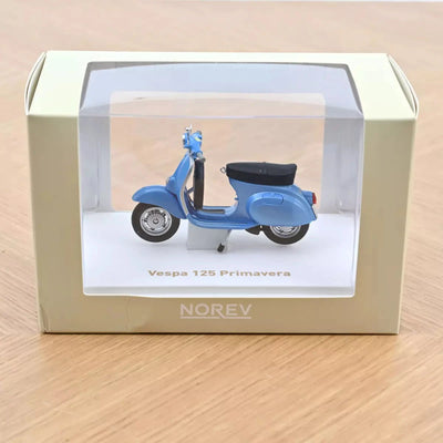 Vespa 125 Primavera 1968 Bleu Métallisé 1/18 - NOREV 182100 3551091821007