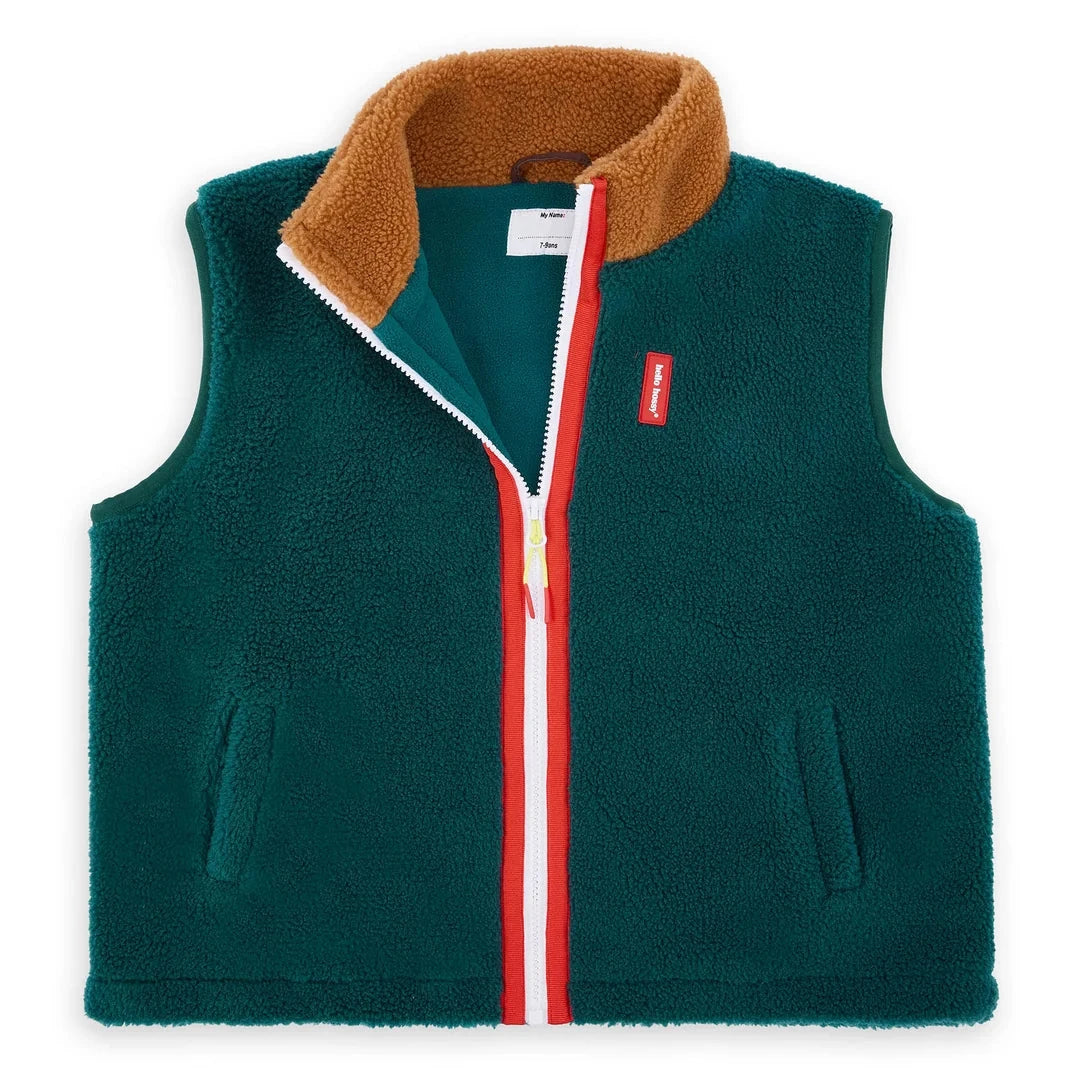 Veste polaire sans manches duck blue - Hello Hossy 