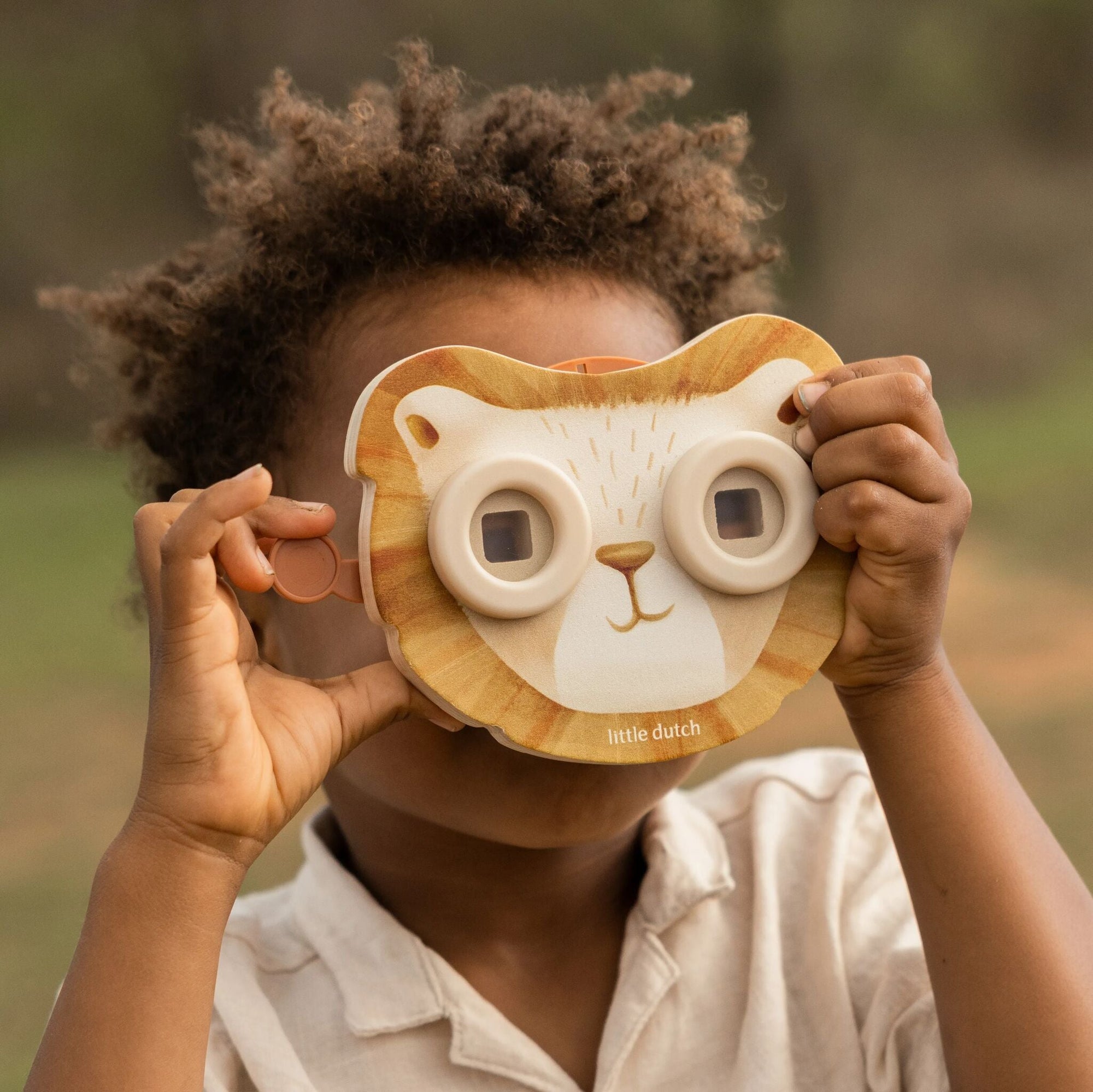 Visionneuse d’histoires lion en bois Safari Friends de Little Dutch – vue 4