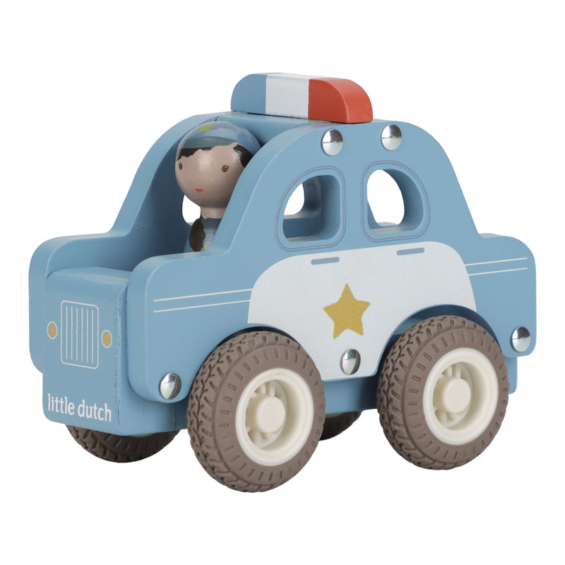 voiture de police en bois - LITTLE DUTCH LD2531 8713291225312