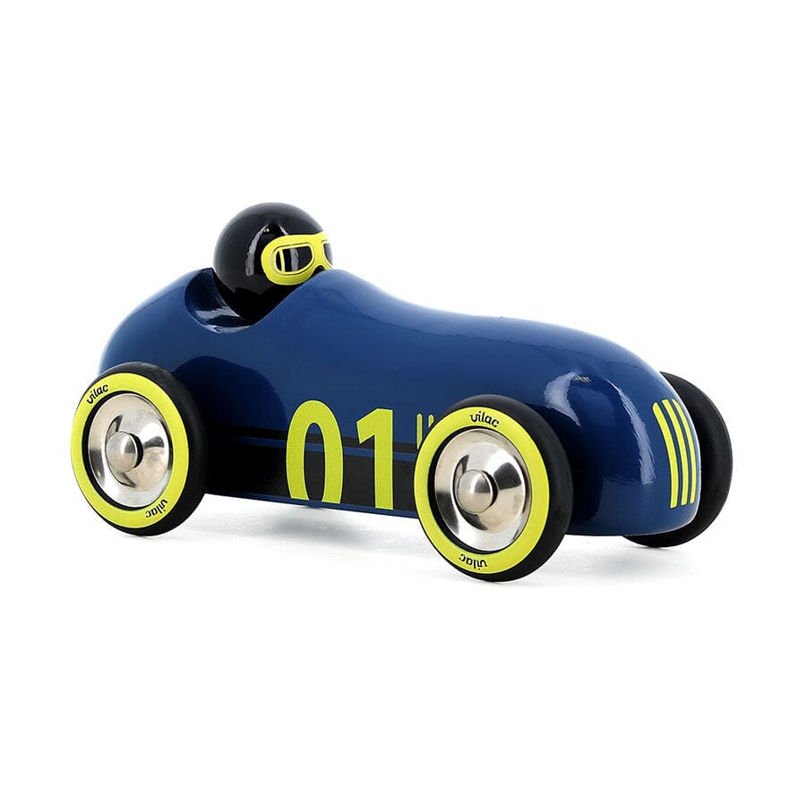 Voiture en bois, Old sport Compet Bleu nuit - VILAC 2290K 3048700229045