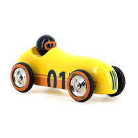 Voiture en bois, Old sport Compet bois Jaune - VILAC 2290y 3048700229090