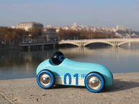 Voiture en bois, Old sport Compet Turquoise - VILAC 2290B 3048700229014