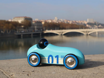 Voiture en bois, Old sport Compet Turquoise - VILAC 2290B 3048700229014