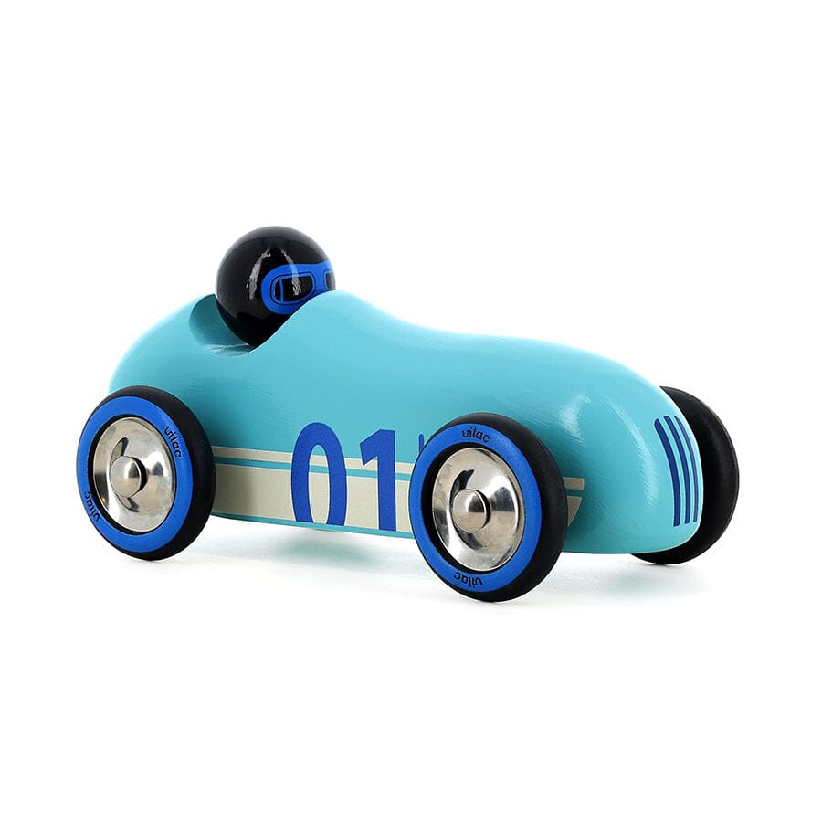 Voiture en bois, Old sport Compet Turquoise - VILAC 2290B 3048700229014