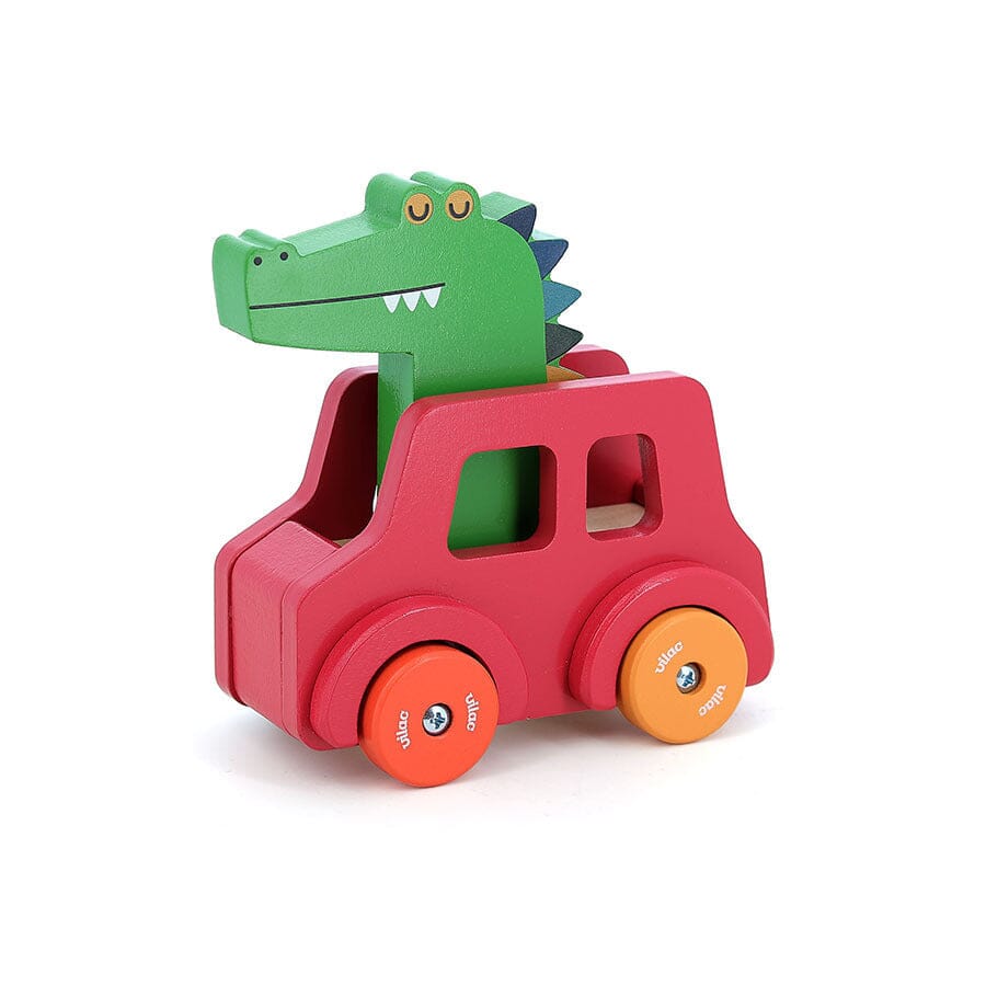 Voiture klaxon le crocodile Andy Westface- VILAC 7426G 3048700742636
