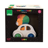 Voiture klaxon le lion Andy Westface- VILAC 7426Y 3048700742698