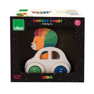 Voiture klaxon le lion Andy Westface- VILAC 7426Y 3048700742698
