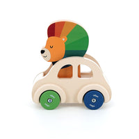 Voiture klaxon le lion Andy Westface- VILAC 7426Y 3048700742698