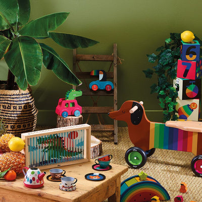 Voiture klaxon le toucan Andy Westface- VILAC 7426K 3048700742643