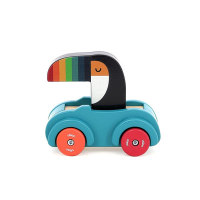 Voiture klaxon le toucan Andy Westface- VILAC 7426K 3048700742643