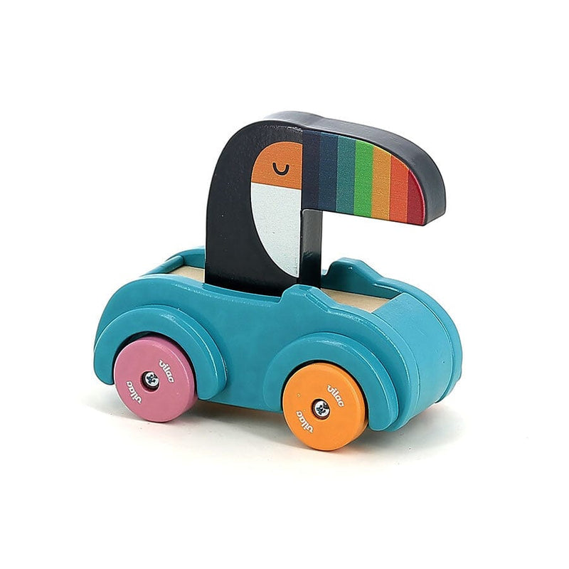 Voiture klaxon le toucan Andy Westface- VILAC 7426K 3048700742643