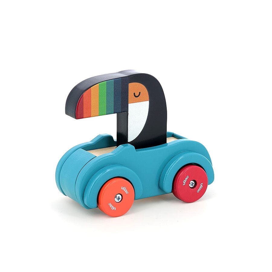 Voiture klaxon le toucan Andy Westface- VILAC 7426K 3048700742643