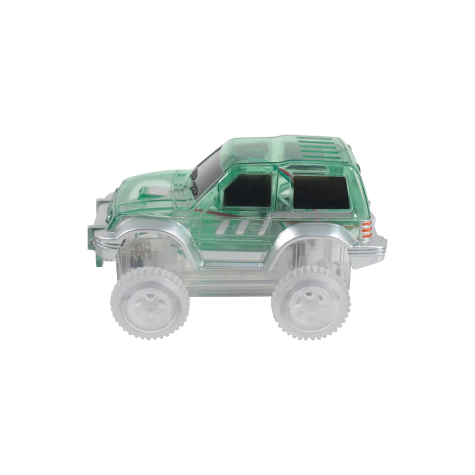 voiture verte intense pour circuit magnetique - cleverclixx CC-1022 6096716240292