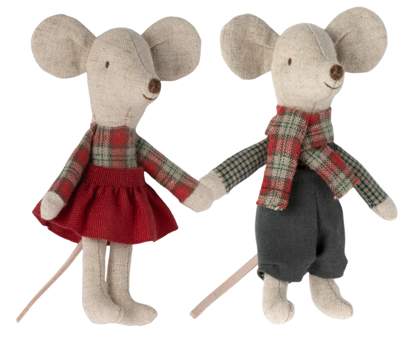 Winter mice twins little brother and sister - MAILEG 17-3103-00 5707304130253