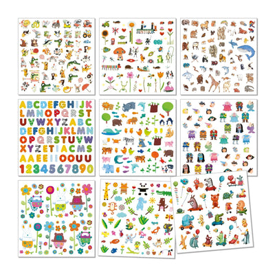 1000 stickers pour les petits - Djeco DJ08950 3070900089501