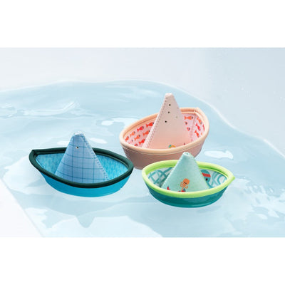 3 petits bateaux flottants jungle - LILLIPUTIENS 83288 5414834832884