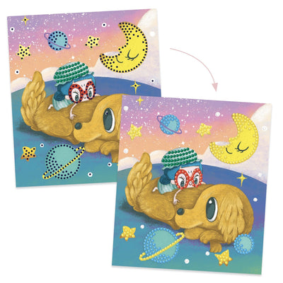 4 cartes illustrées amitiés - Djeco DJ09434 3070900094345