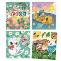 4 cartes illustrées amitiés - Djeco DJ09434 3070900094345