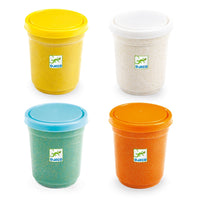 4 pots de pâtes a modeler pailletée - Djeco DJ09029 3070900090293