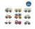 9 vehicules pour circuit de train - LITTLE DUTCH LD4492 8713291449428