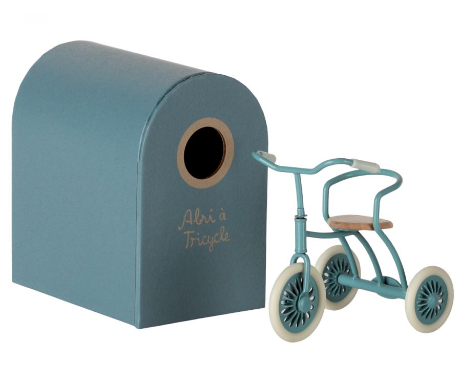 Abri à tricycle, Mouse Petrol blue - MAILEG 11-3104-00 5707304119036