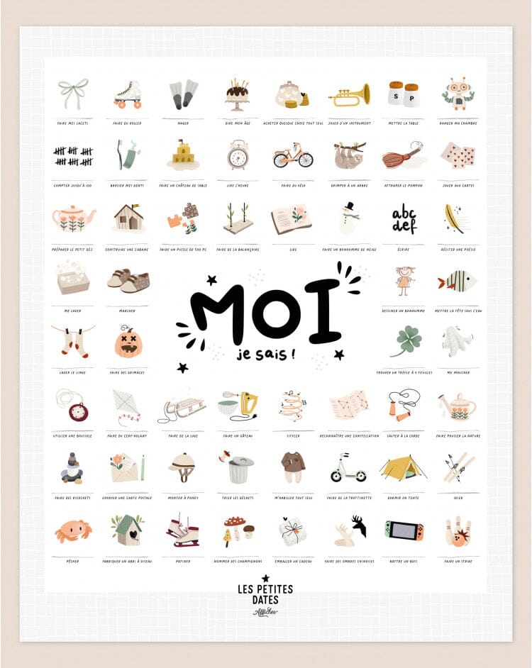 AFFICHE Moi je sais - LES PETITES DATES moi-je-sais 3770025645230