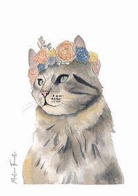 Aquarelle en cadre Jennie Minette - Merlene Fancelli Art minette 1234512356
