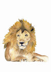 Aquarelle en cadre Leo le Lion - Merlene Fancelli Art leo 1234512360