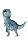 Aquarelle en cadre Rex T-Rex a3 - Merlene Fancelli Art rex a3 1234512345543